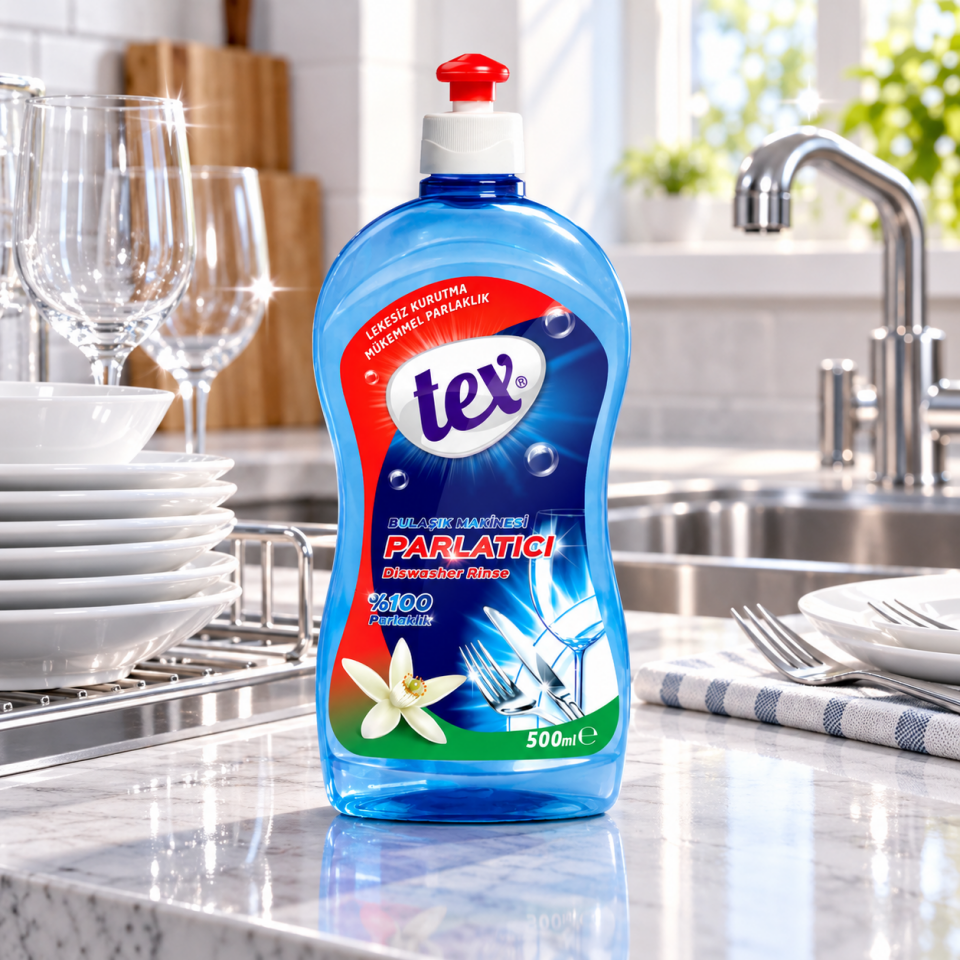 Tex Bulaşık Makina Parlatıcısı 500 Ml 12 Adet