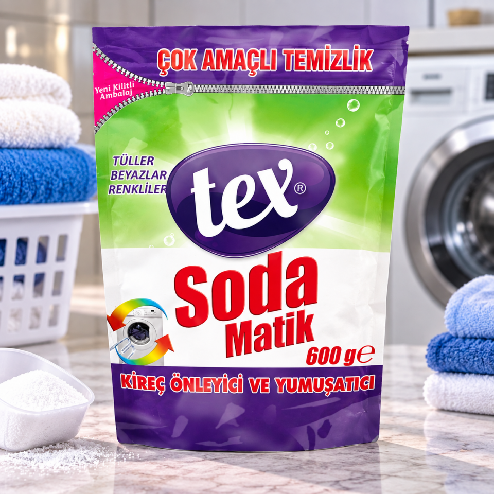 Tex Sodamatik 600 Gr 12 Adet
