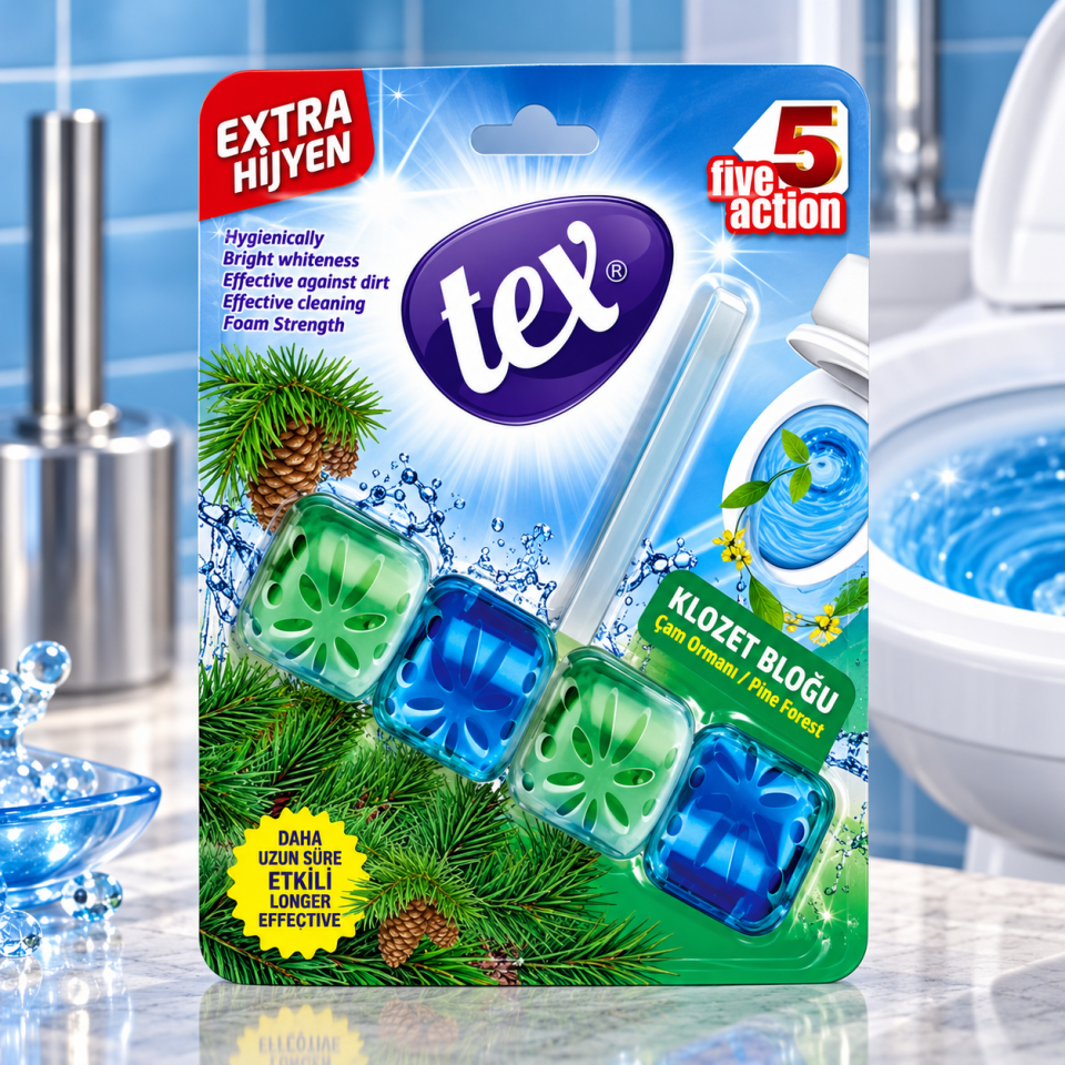 Tex Wc Klozet Bloğu (Çam Ormanı) 50 Gr 12 Adet