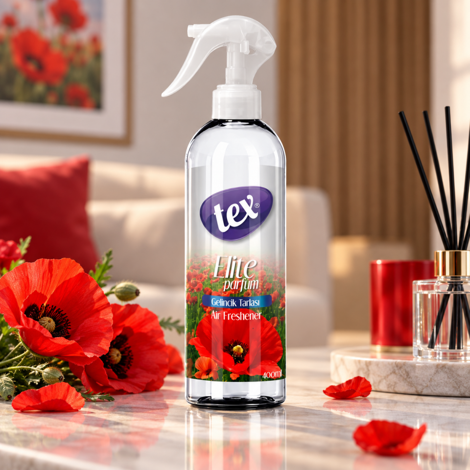 Tex Oda Parfümü Elite Gelincik Tarlası 400 Gr 12 Adet