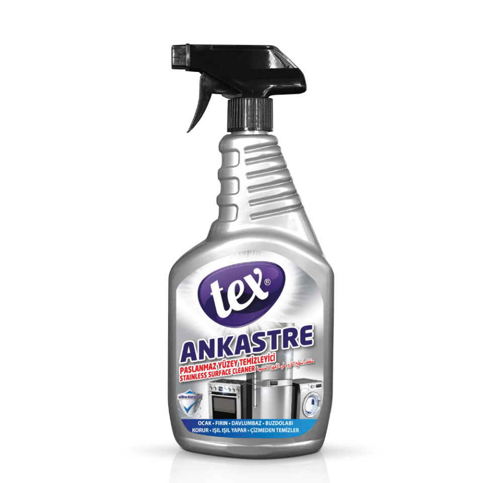 Tex Ankastre ve Paslanmaz Yüzey Temizleyici 750 Gr 12 Adet