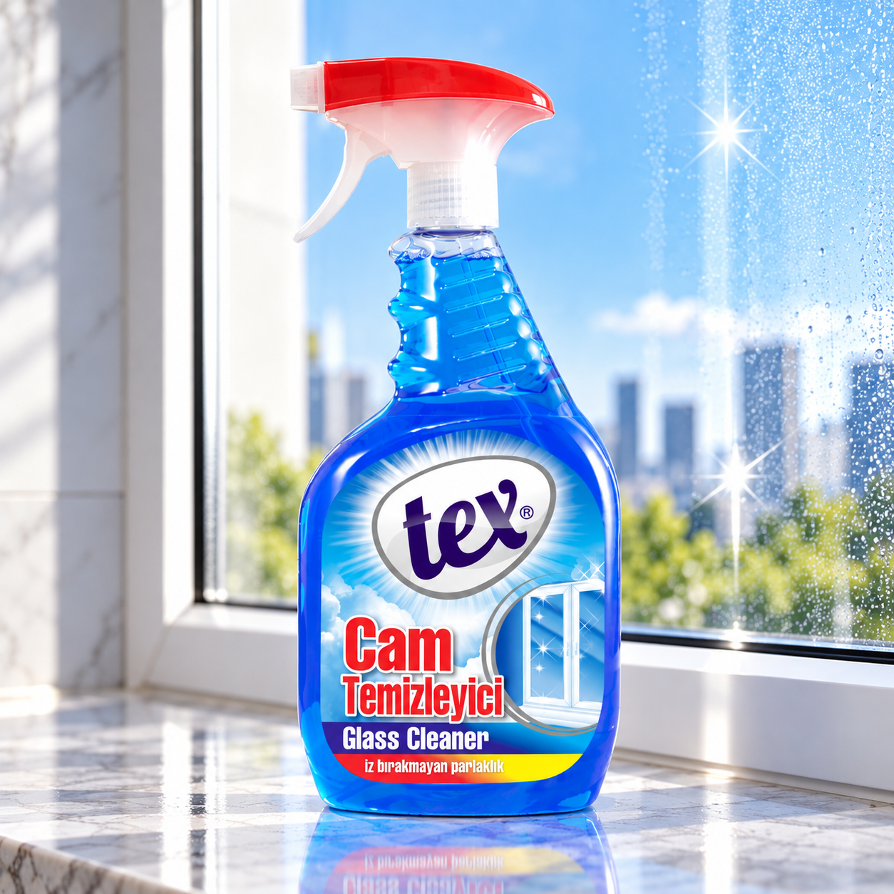Tex Cam Temizleyici Sprey 750 Ml 12 Adet