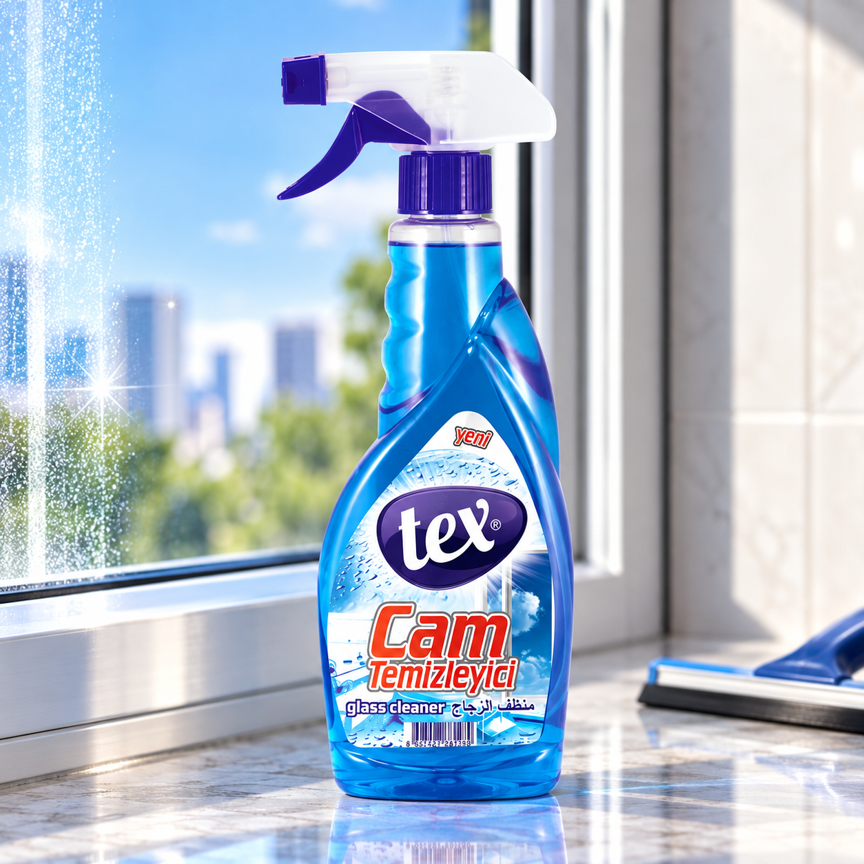 Tex Cam Temizleyici Sprey 500 Gr 12 Adet