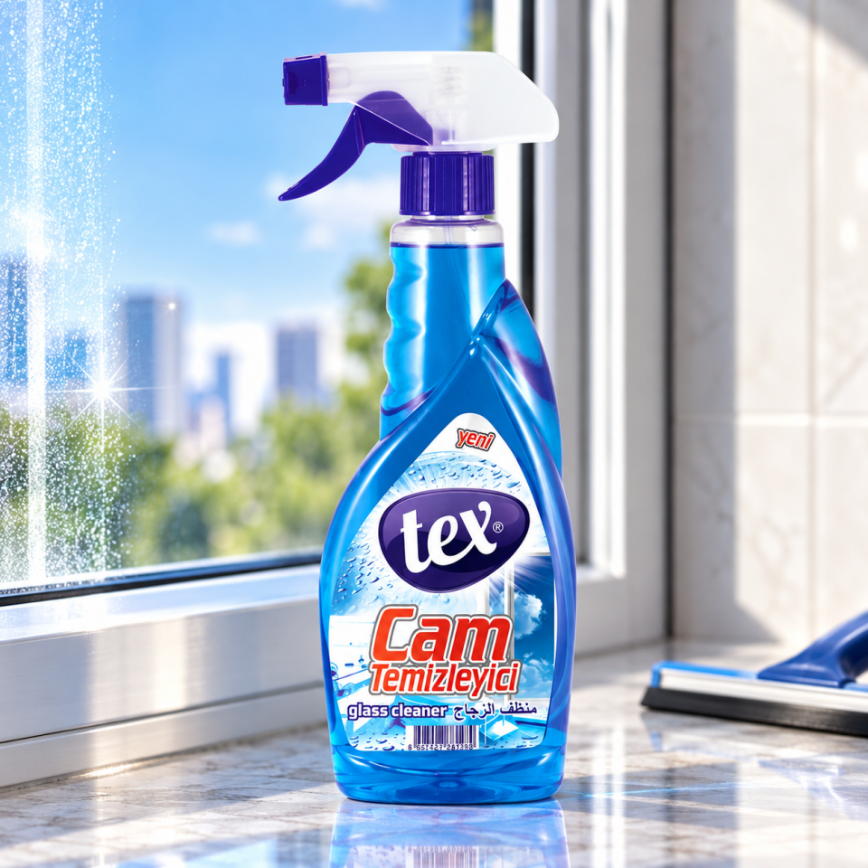 Tex Cam Temizleyici Sprey 500 Gr 12 Adet