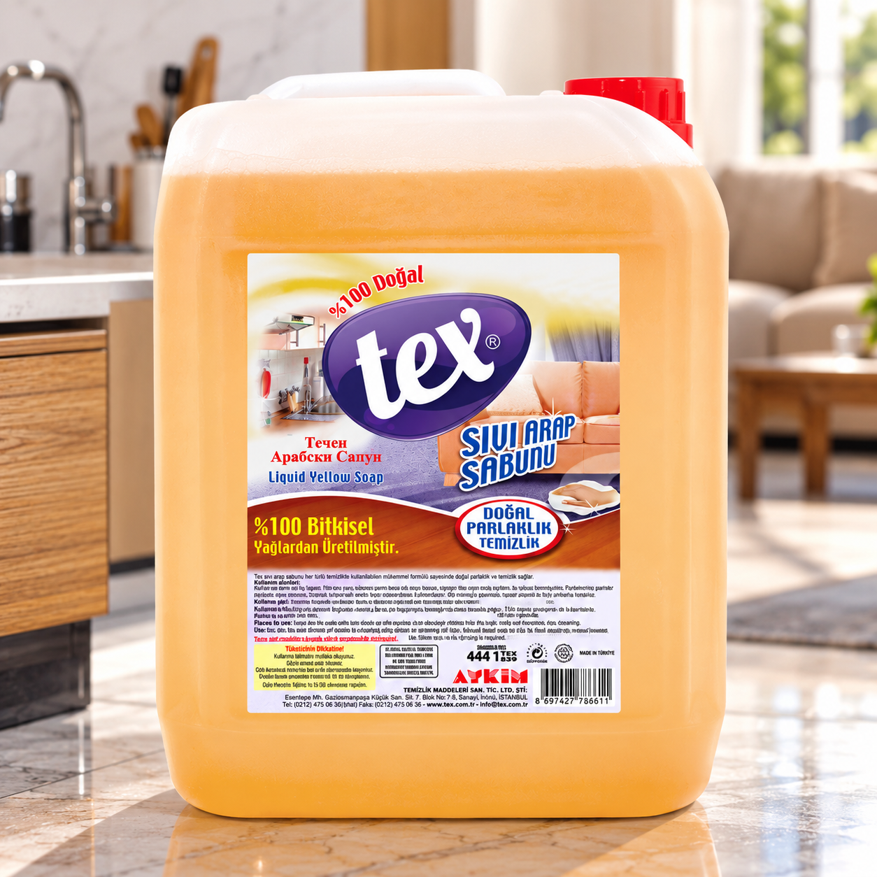 Tex Sıvı Arap Sabunu 5 Kg 4 Adet