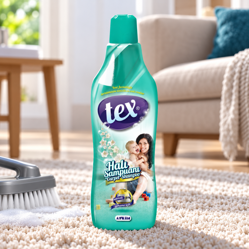 Tex Halımatik Şampuanı 1 Kg 12 Adet