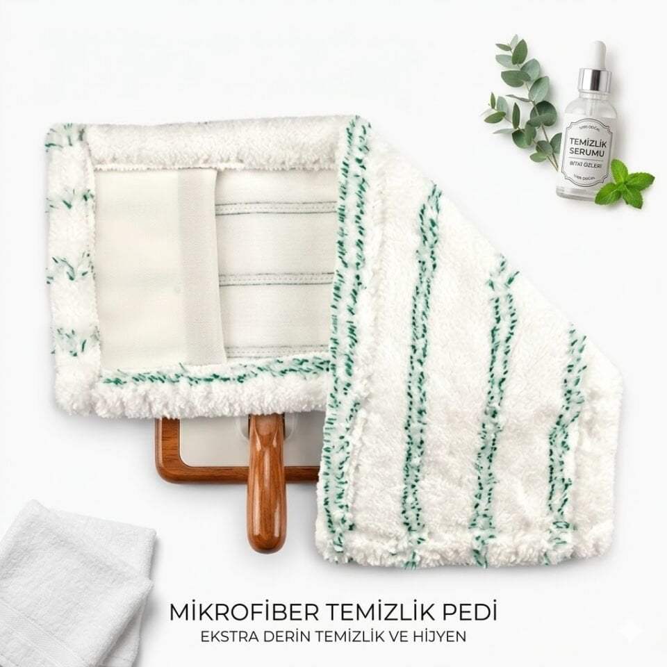 Mikrofiber Nemli Mop Yedeği 25 Cm