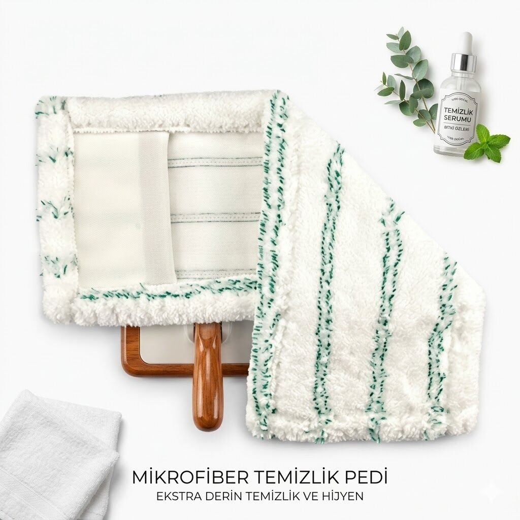 Mikrofiber Nemli Mop Yedeği 60 Cm