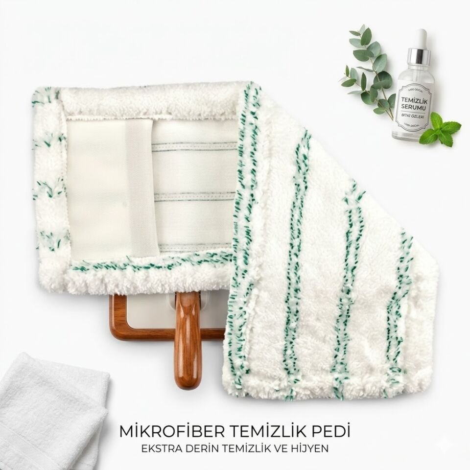Mikrofiber Nemli Mop Yedeği 60 Cm