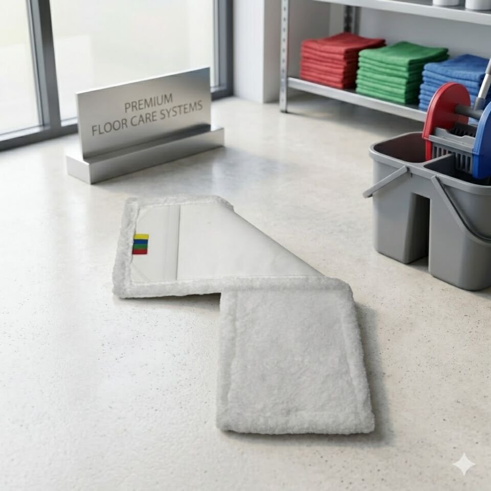 Mikrofiber  Hospıtal Mop Yedeği Beyaz 50 Cm