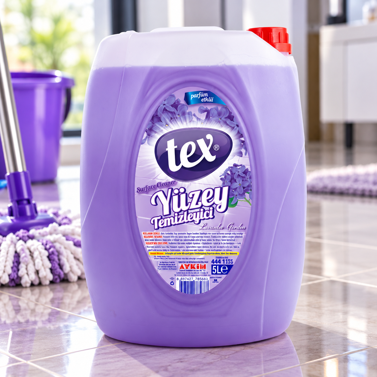 Tex Genel Yüzey Temizleyici Mor 5 Kg 4 Adet