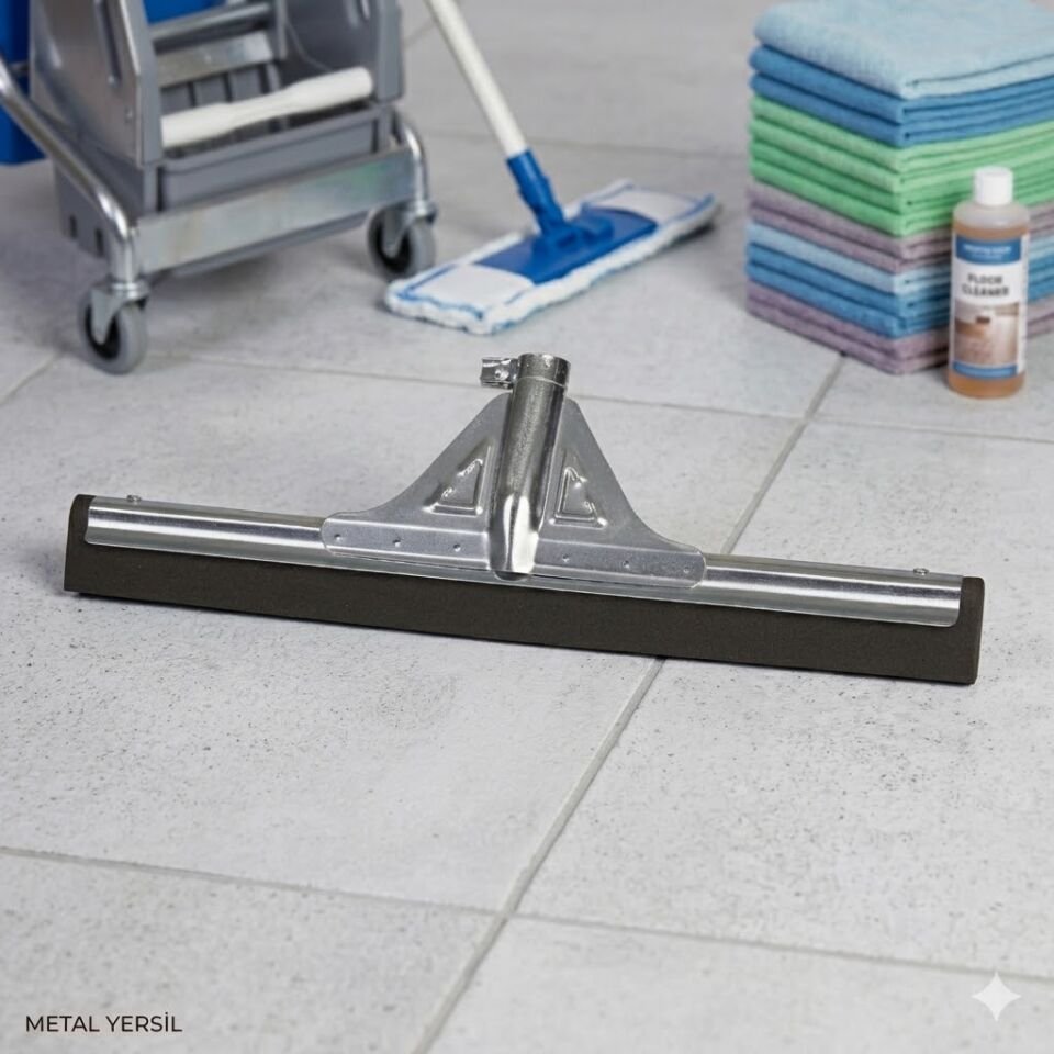 Metal Yersil Siyah Lastik Rındo 45 Cm