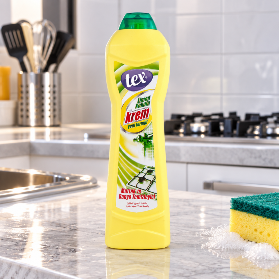 Tex Mineralli Sıvı Krem (Limonlu) 1160 Gr 12 Adet