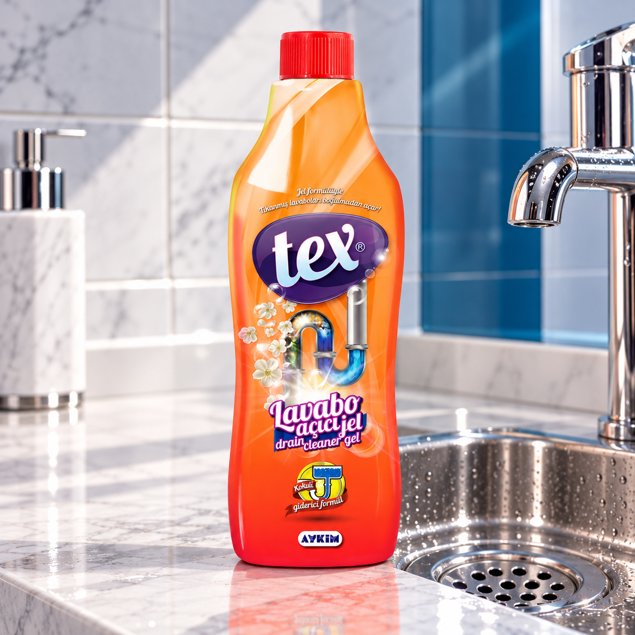 Tex Sıvı Lavabo Açıcı 1000 Gr 12 Adet
