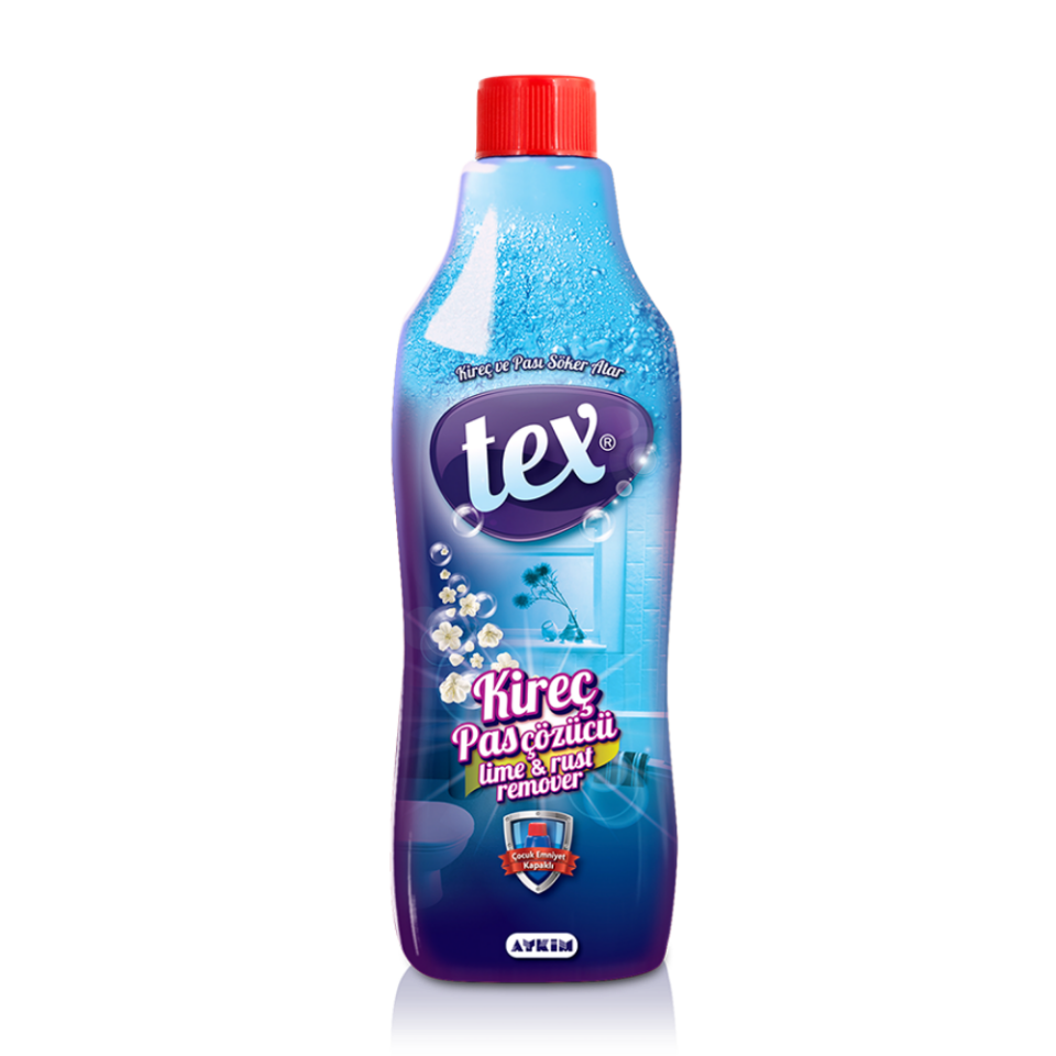 Tex Kireç Ve Pas Çözücü Mavi Şişe 1000 Gr 12 Adet