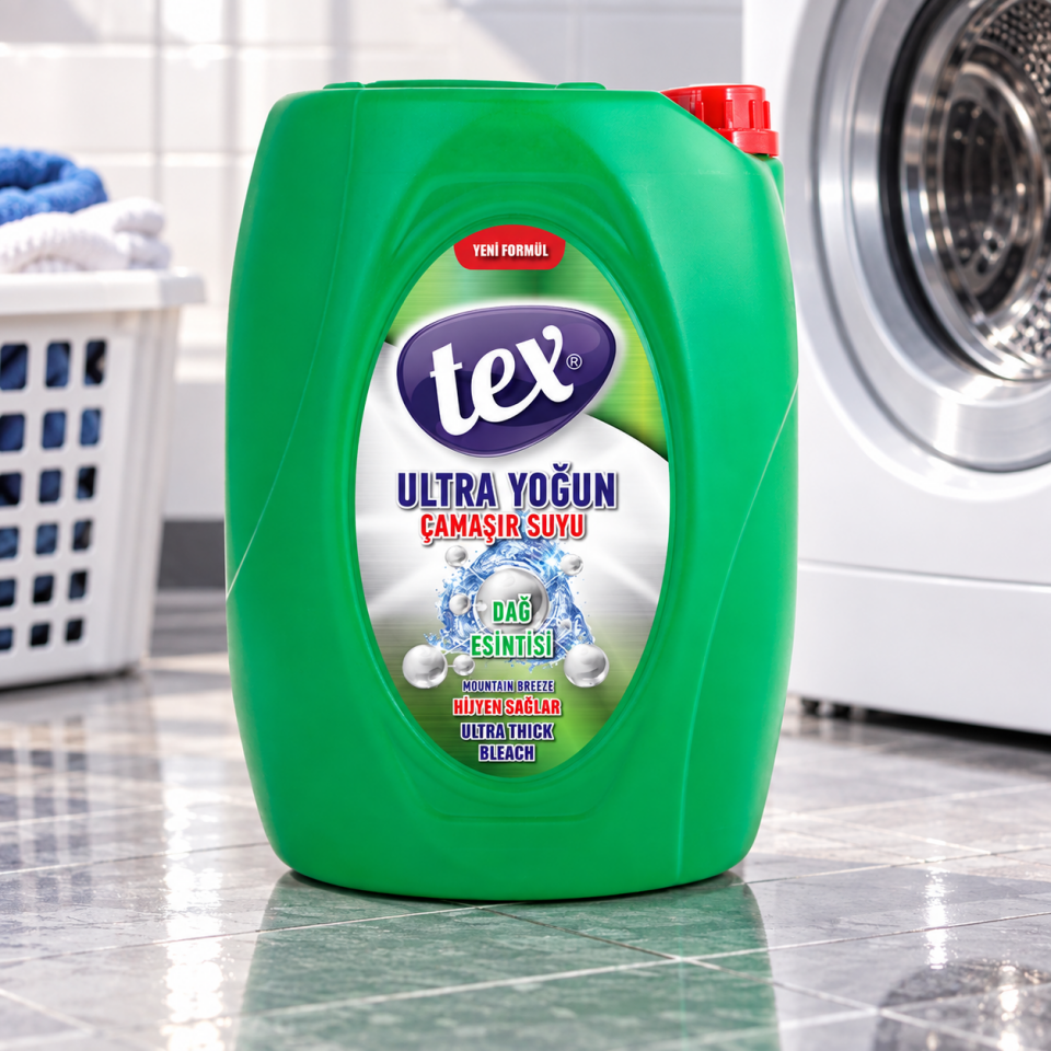 Tex Ultra Çamaşır Suyu Dağ Esintisi 5 Kg 4 Adet