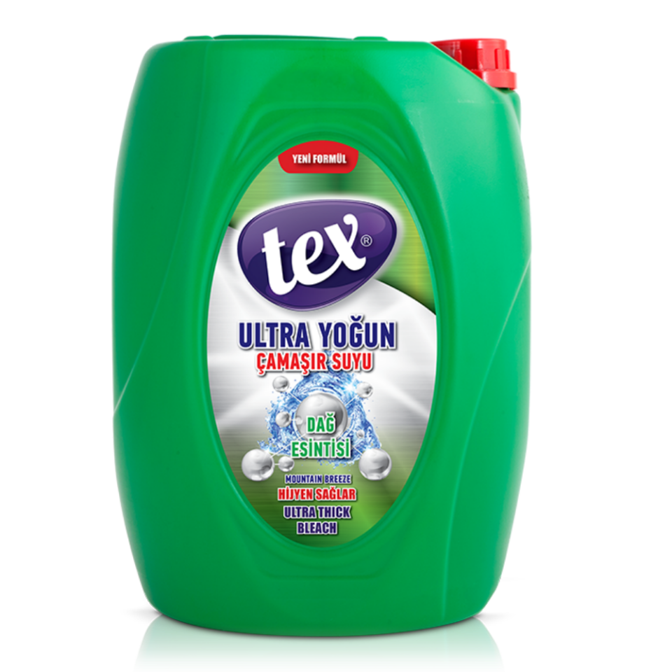 Tex Ultra Çamaşır Suyu Dağ Esintisi 5 Kg 4 Adet