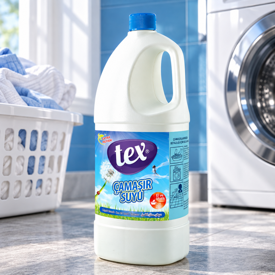 Tex Çamaşır Suyu Parfümlü 2.5 Kg 6 Adet
