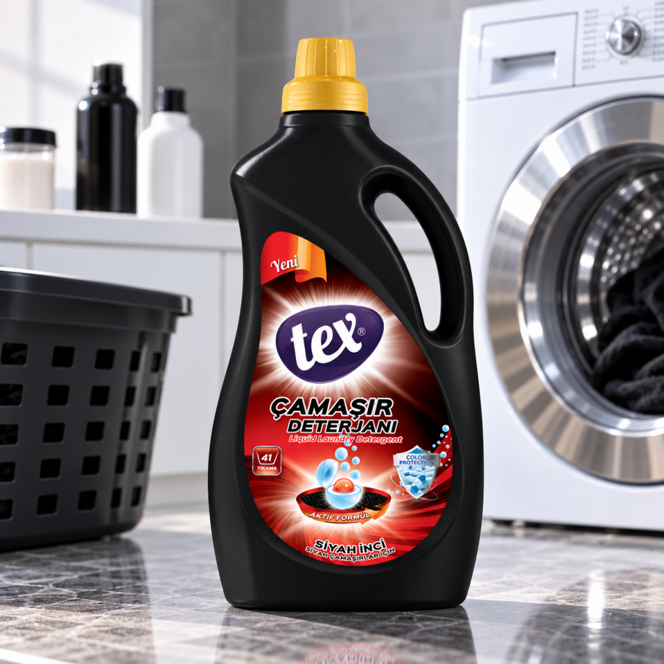 Tex Sıvı Çamaşır Deterjanı Siyah İnci 2,5 Kg 6 Adet