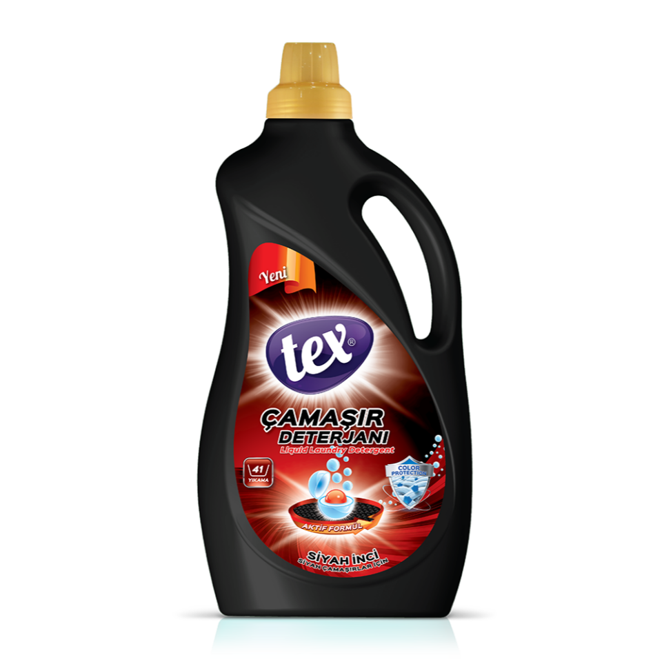 Tex Sıvı Çamaşır Deterjanı Siyah İnci 2,5 Kg 6 Adet