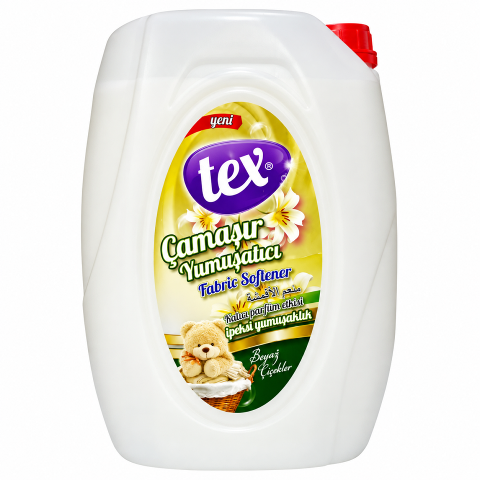 Tex Çamaşır Yumuşatıcısı Beyaz 5 Kg 4 Adet