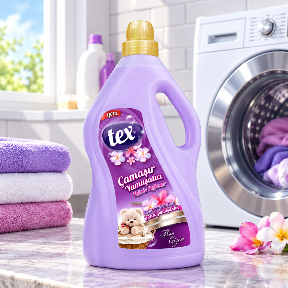 Tex Çamaşır Yumuşatıcısı Mor Gizem 3 Kg 6 Adet