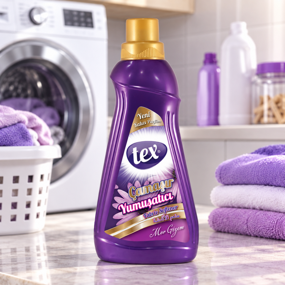 Tex Çamaşır Yumuşatıcısı Mor Gizem 1000 Gr 12 Adet