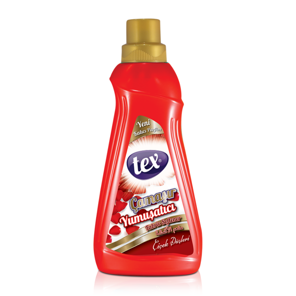 Tex Çamaşır Yumuşatıcısı Çicek Düşleri Kırmızı 1000 Gr 12 Adet