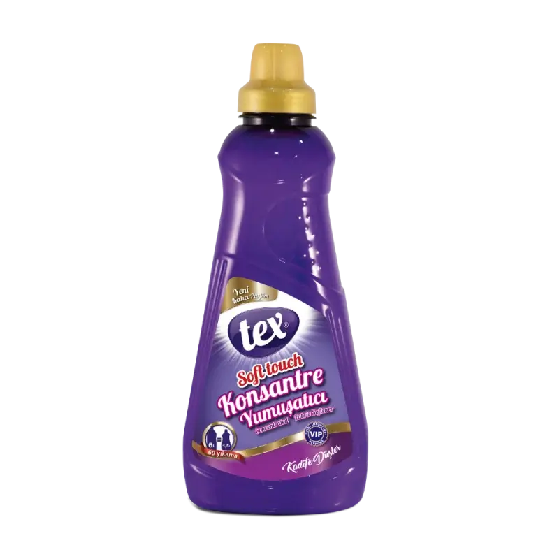 Tex Çamaşır Yumuşatıcısı Konsantre Mor 1.25 Kg 8 Adet