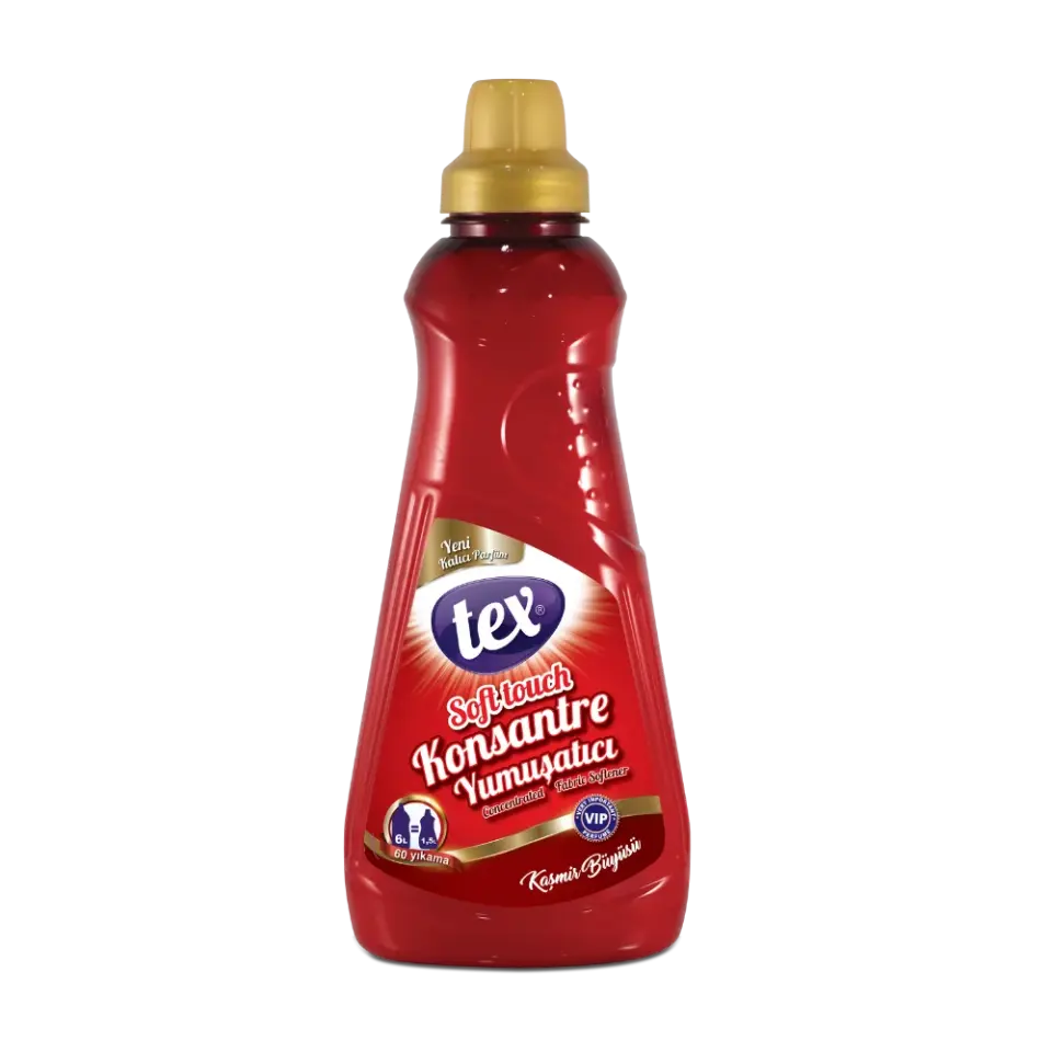 Tex Çamaşır Yumuşatıcısı Konsantre Kırmızı 1.25 Kg 8 Adet