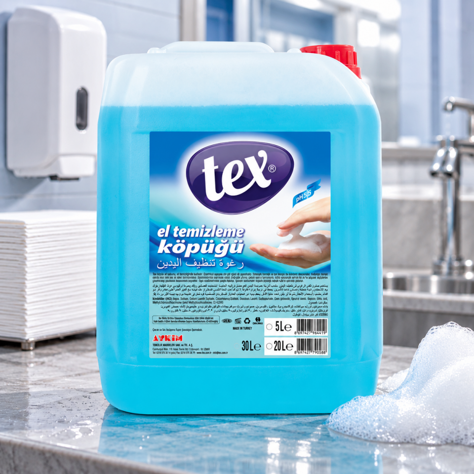 Tex Köpük El Sabunu 5 Kg 4 Adet