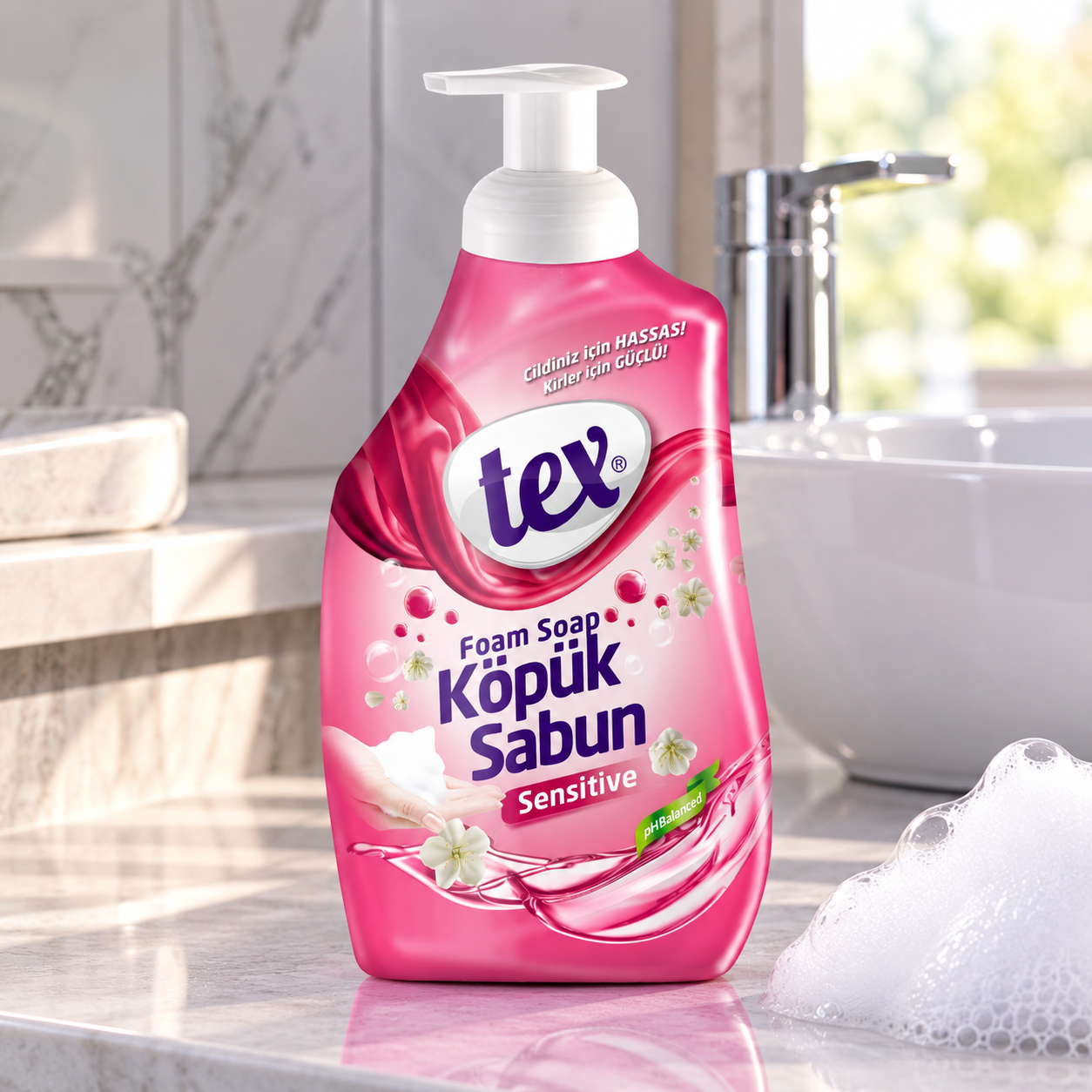 Tex Köpük El Sabunu 750 Ml 12 Adet