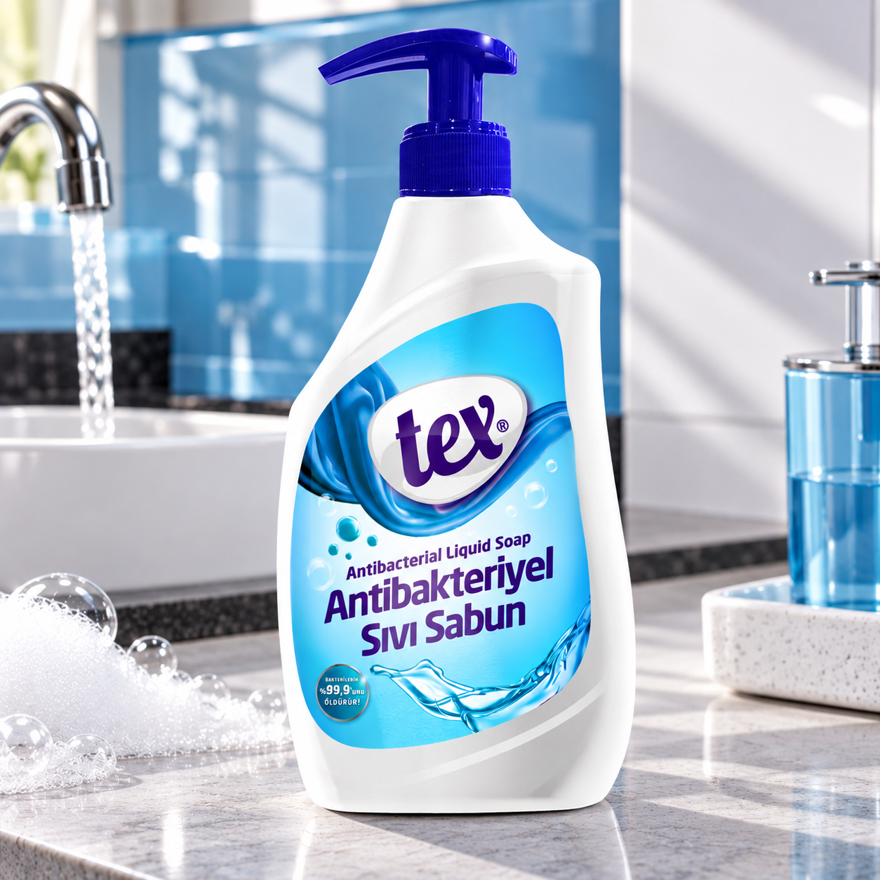 Tex Antibakteriyel Sıvı Sabun 400 Ml 12 Adet