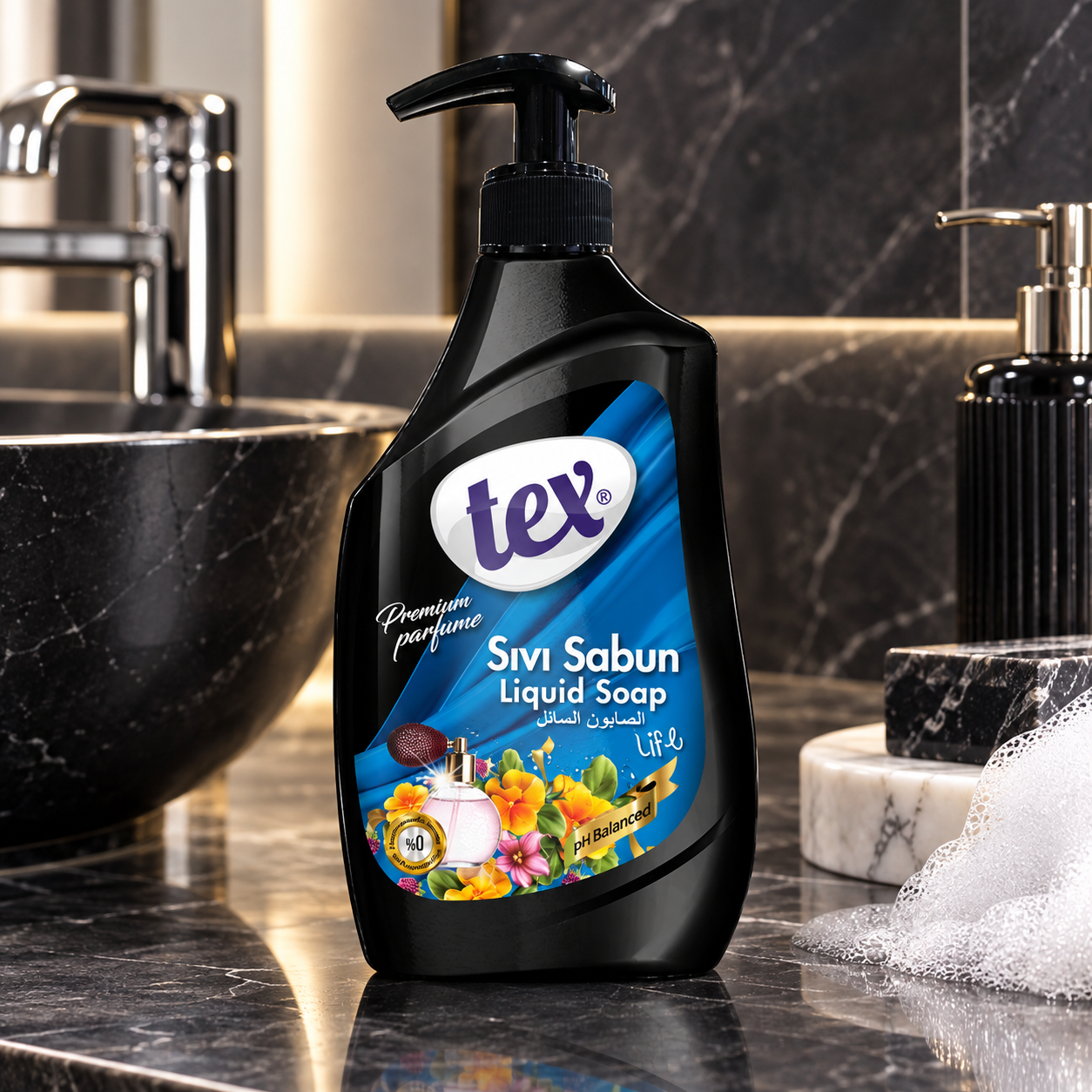 Tex Sıvı El Sabunu Premium Parfume Lıfe 750 Ml 12 Adet