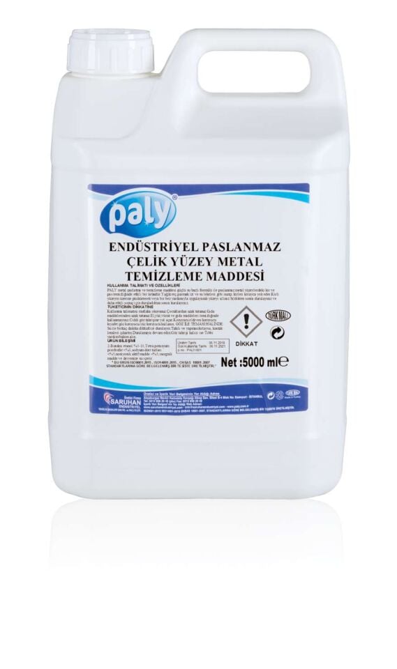 Paly End. Paslanmaz Çelik Yüzey Temizleyici 5000 Ml