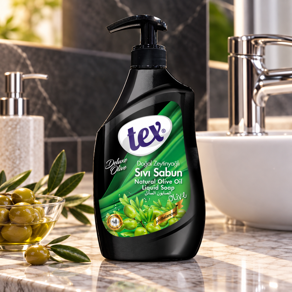 Tex Sıvı El Sabunu Premium Parfume Olıve 750 Ml Adet 12 Adet
