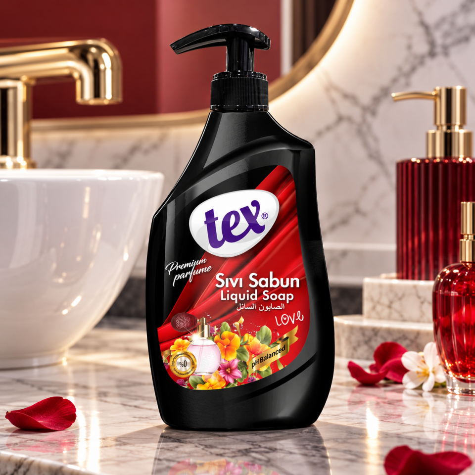 Tex Sıvı El Sabunu Premium Parfume Love 750 Ml 12 Adet