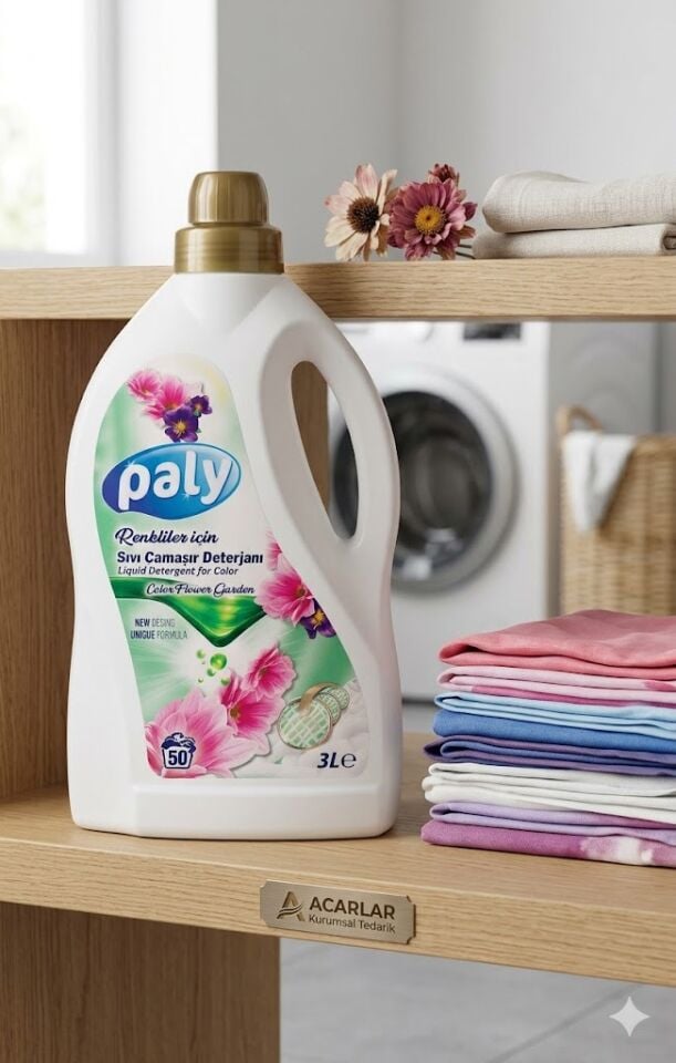 Paly Sıvı Çamaşır Deterjanı Siyahlar İçin - Renkli Ve Beyazlar İçin 3000 Ml