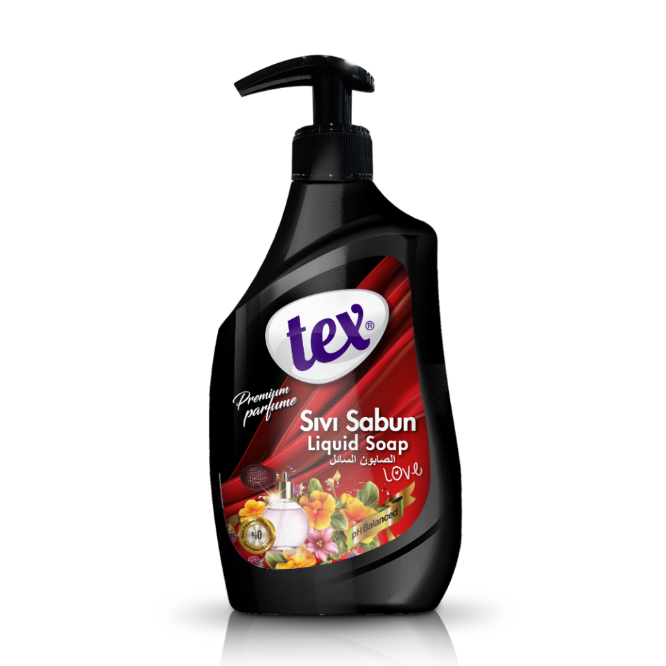 Tex Sıvı El Sabunu Premium Parfume Love 750 Ml 12 Adet