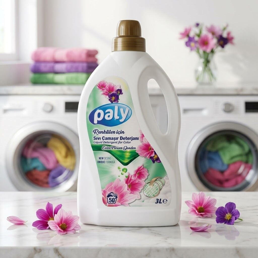 Paly Sıvı Çamaşır Deterjanı Siyahlar İçin - Renkli Ve Beyazlar İçin 3000 Ml