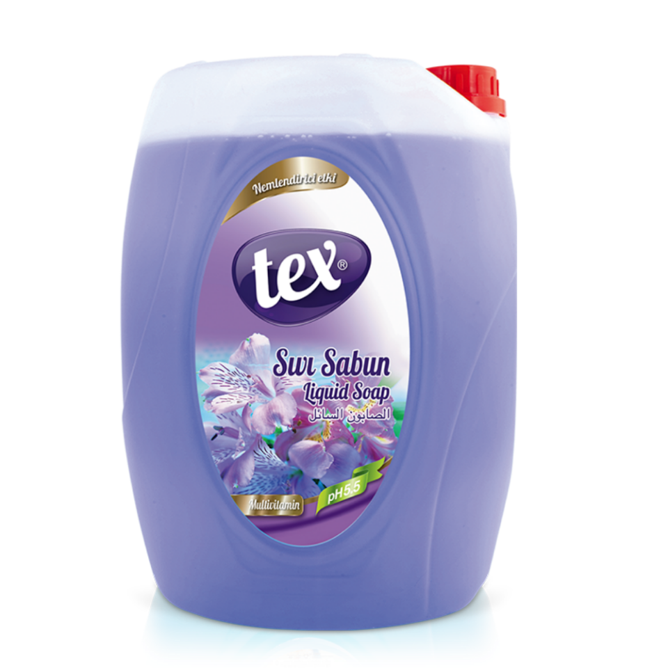 Tex Sıvı El Sabunu Lila 5 Kg 4 Adet