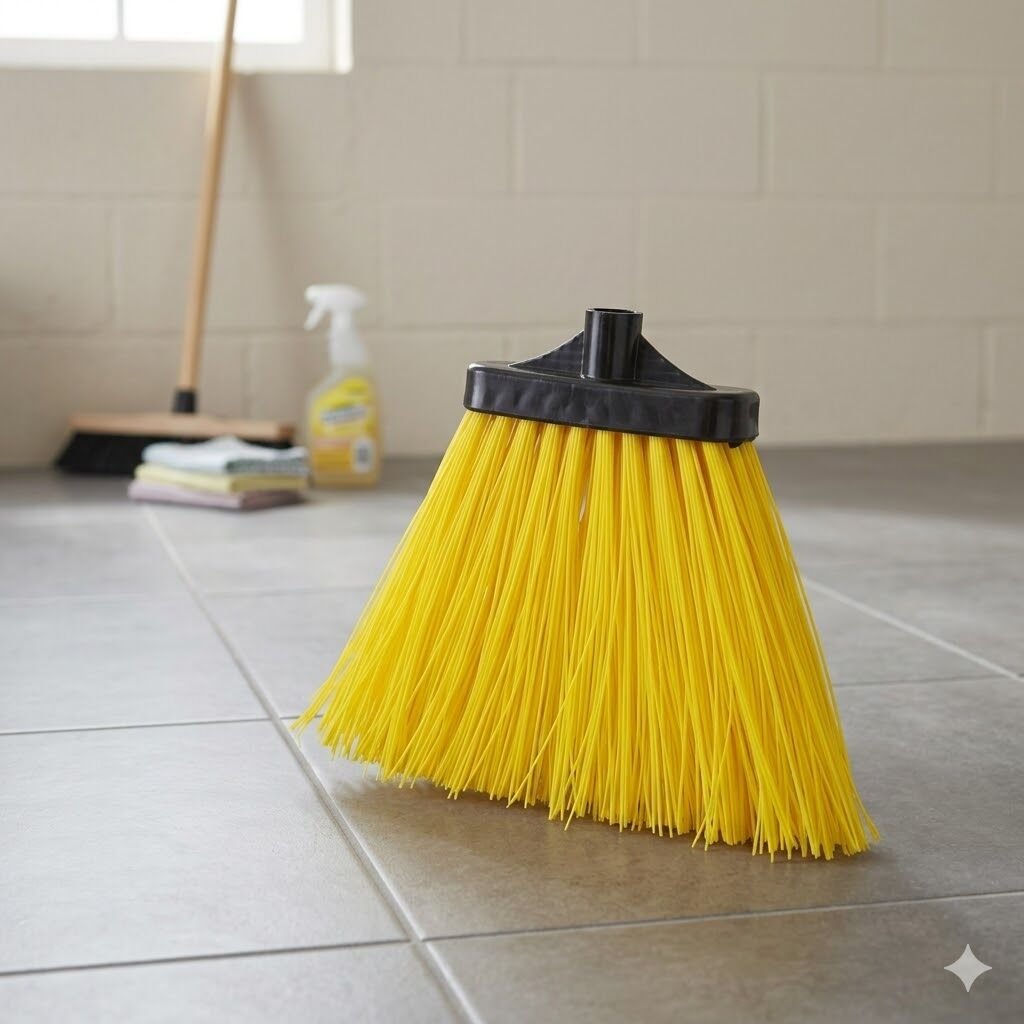 Endüstriyel Düz Süpürge, Sert