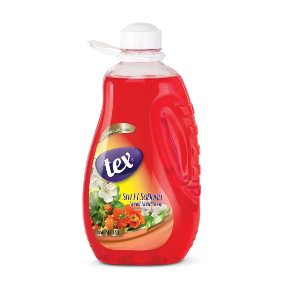 Tex Sıvı El Sabunu Narçiceği & Şeftali Pet 3 Kg 4 Adet