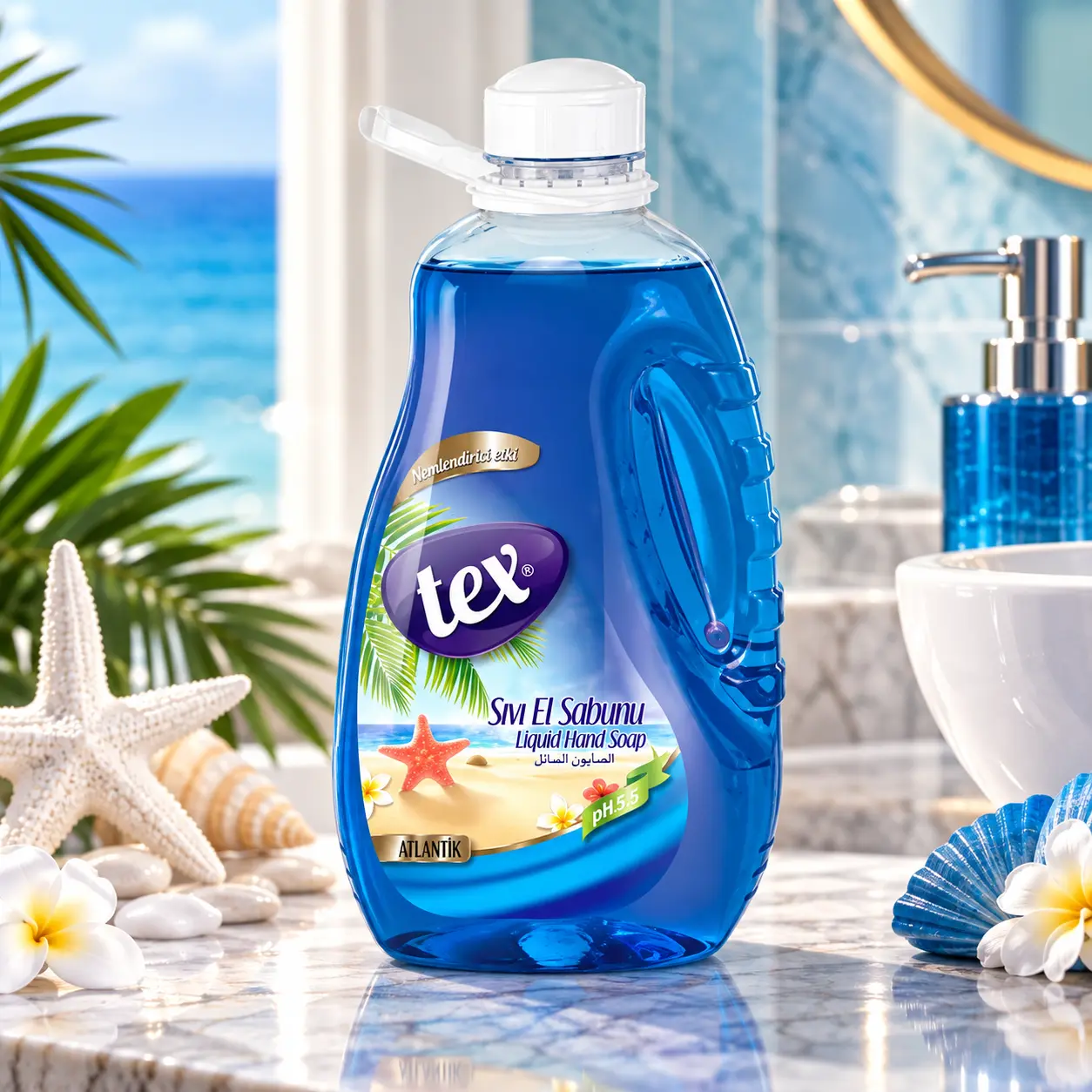 Tex Sıvı El Sabunu Atlantik Pet 3 Kg 4 Adet