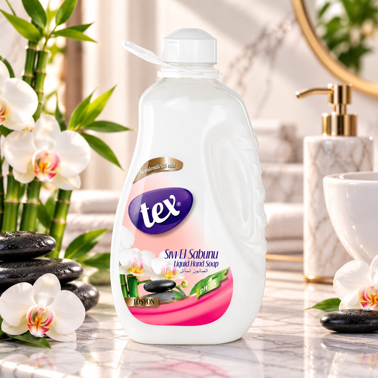 Tex Sıvı El Sabunu Losyon Pet 3 Kg 4 Adet
