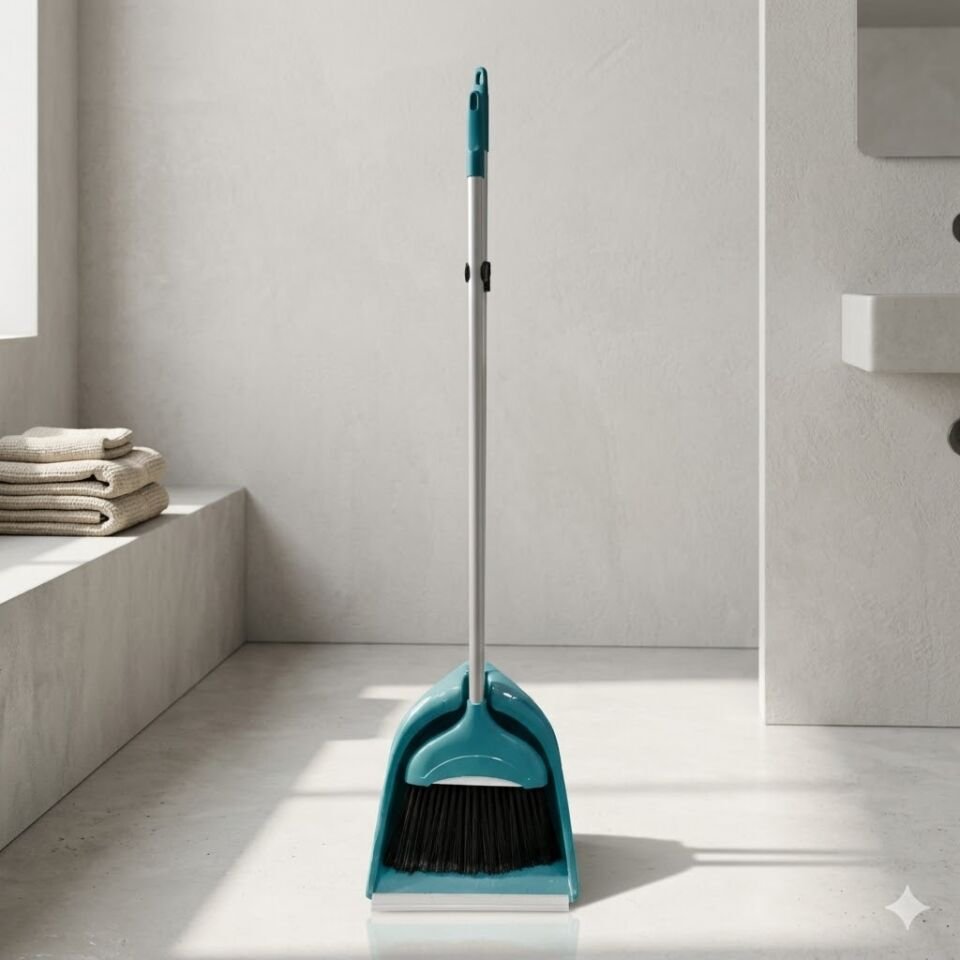 Karizma Jumbo Ayaklı Fırçalı Faraş (Metal Saplı) 110 Cm