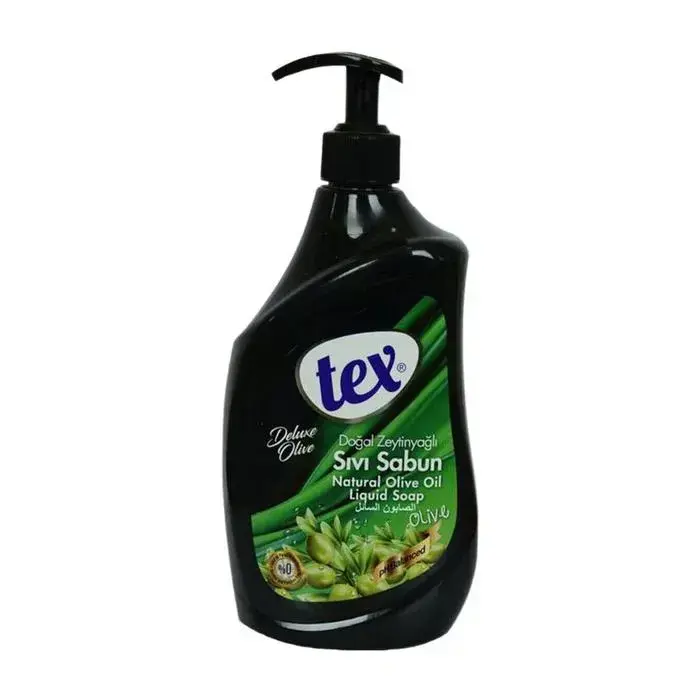 Tex Sıvı El Sabunu Zeytinyağlı Şeffaf 750 Ml 12 Adet