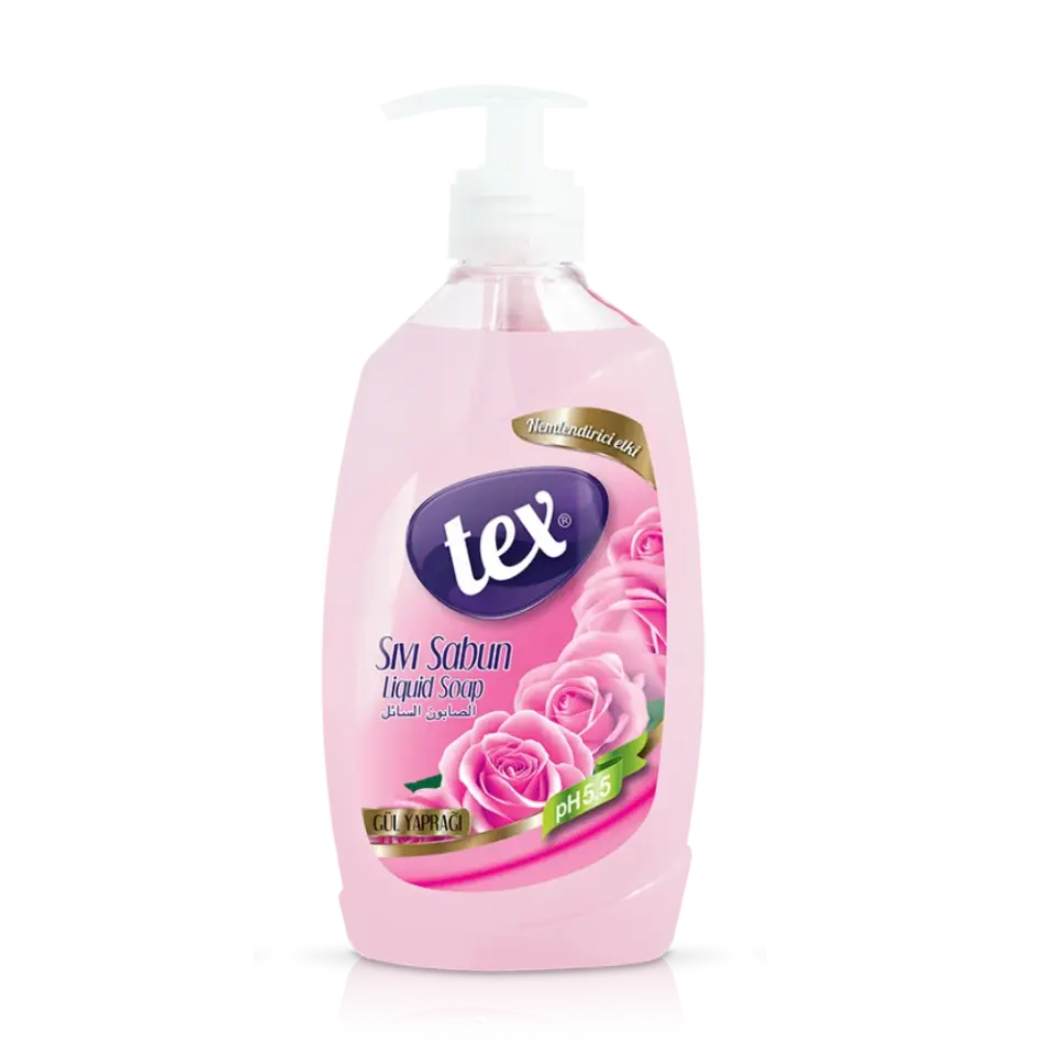 Tex Sıvı El Sabunu Gül Yaprağı 400 Ml 12 Adet