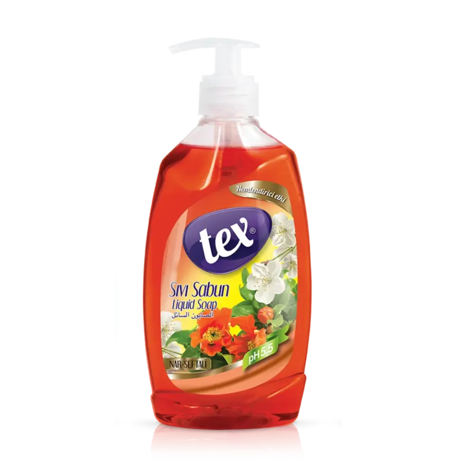 Tex Sıvı El Sabunu Narçiceği & Şeftali 400 Ml 12 Adet