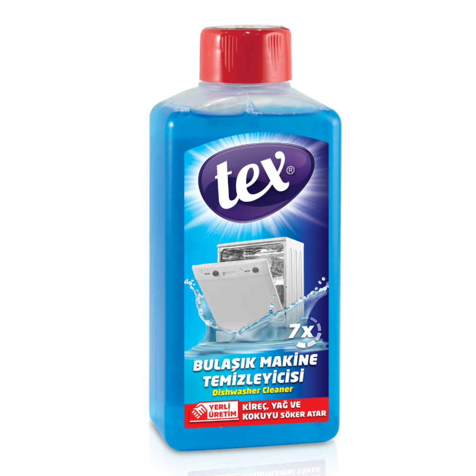 Tex Bulaşık Makine Temizleyici 250 Ml 20 Adet